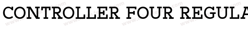 Controller Four Regular字体转换